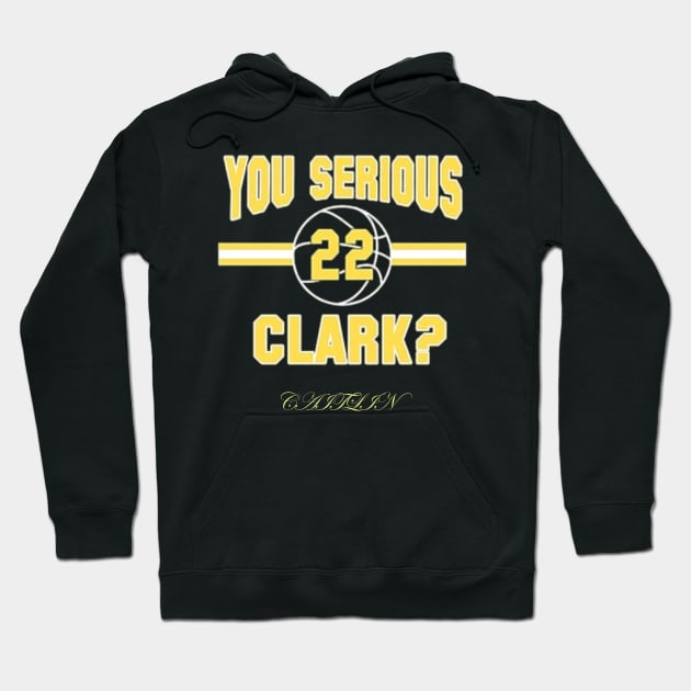 Squatch King Threads You Serious Clark? Mens Women Youth Hoodie by Palette Harbor